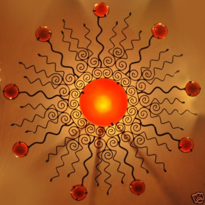 Sonnen-Metall-Leuchte "Aarq-65"