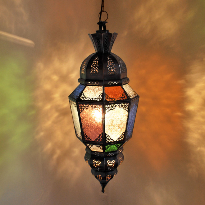 Marokkanische Deckenlampe BATIKA-Multi H70cm