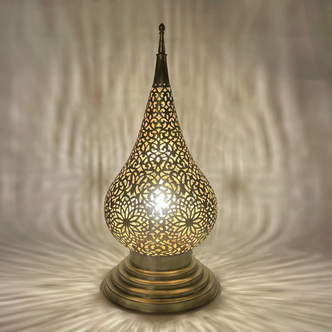 Orientalische Stehleuchte FASI-2 aus Messing
