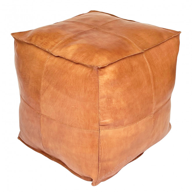 Marokkanisches Bodenkissen MIKAD cognac