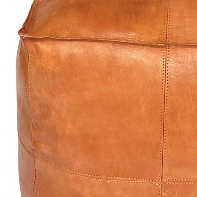 Marokkanisches Bodenkissen MIKAD cognac