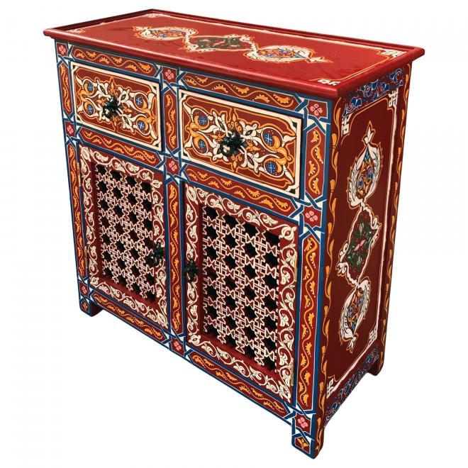 Marokkanischer Kommode Handbemalt