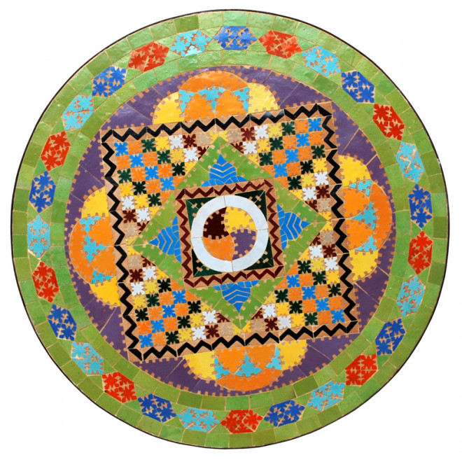 Gartentisch aus Marokko "Gaudi" D65cm