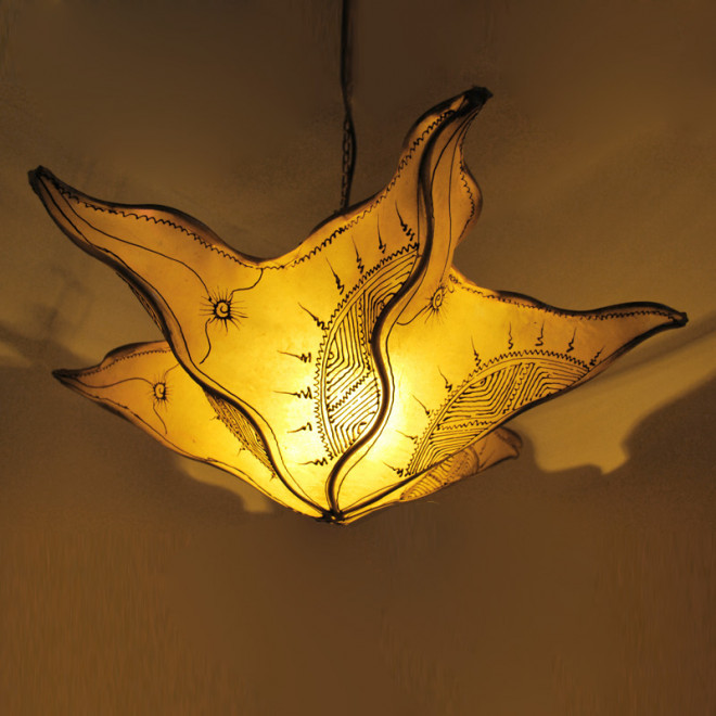 Henna Deckenlampe SEESTERN 60cm Gelb