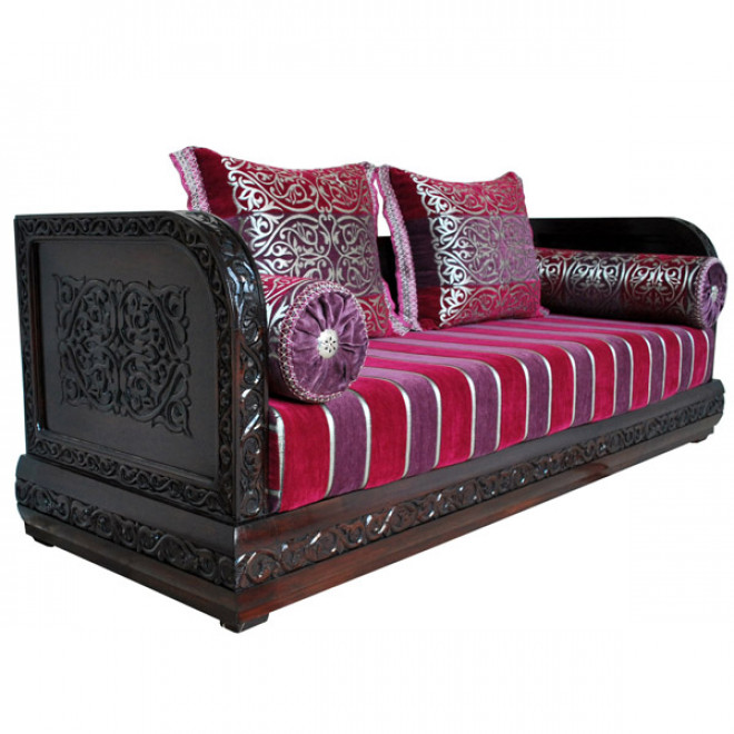 Orientalische Couch "rosa"