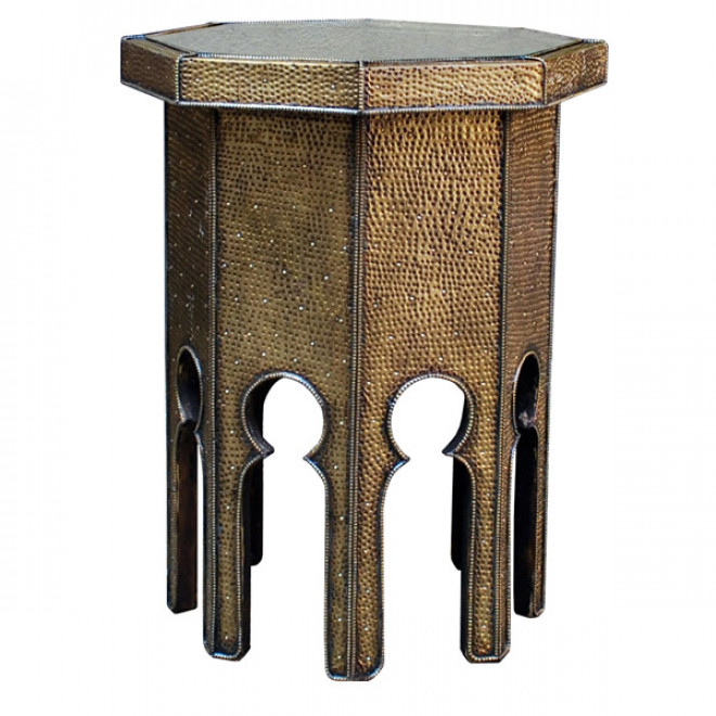 Orientalischer Messing Teetisch DAHBI