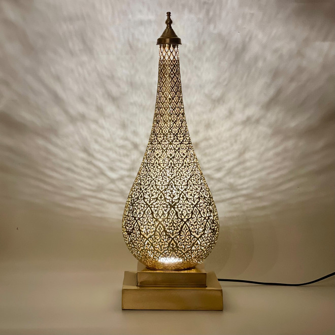 Orientalische Stehleuchte aus Messing SAHAR H-L