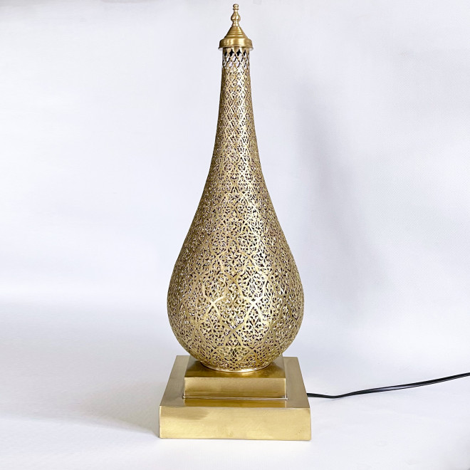 Orientalische Stehleuchte aus Messing SAHAR H-L