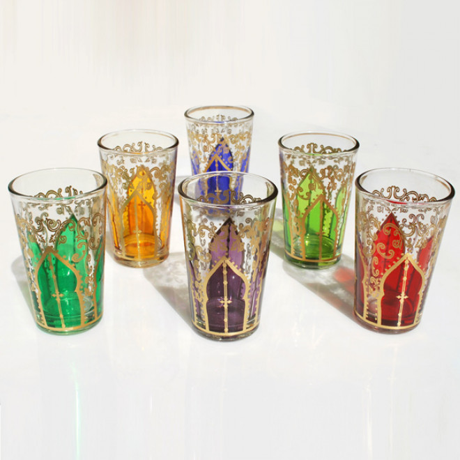 Orientalische Teegläser "Bab" 6 Stück