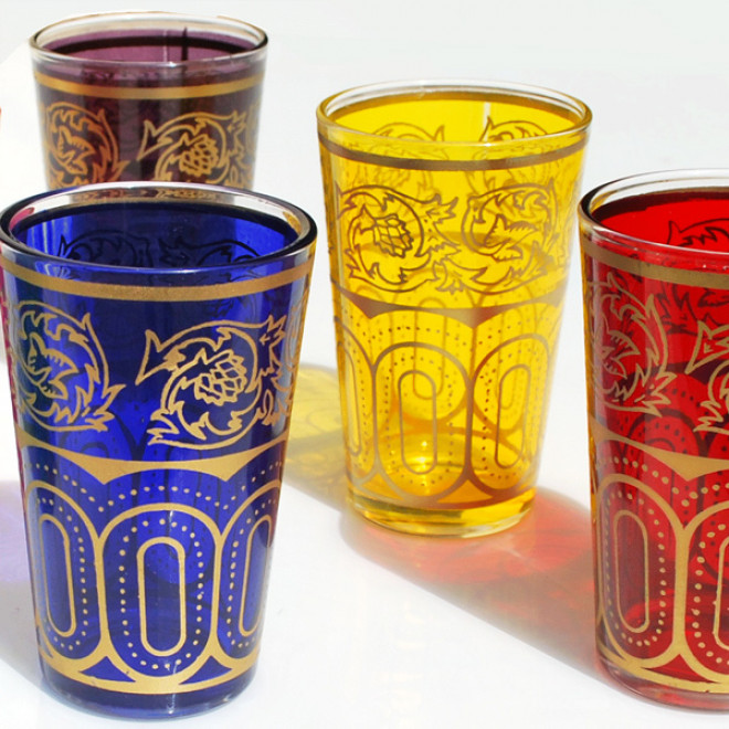 Marokkanische Teegläser "Saha" 6 Stück