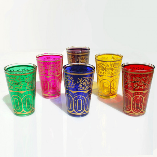 Marokkanische Teegläser "Saha" 6 Stück
