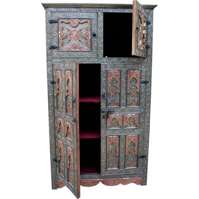 Messing - Schrank aus Marokko MAZAGAN