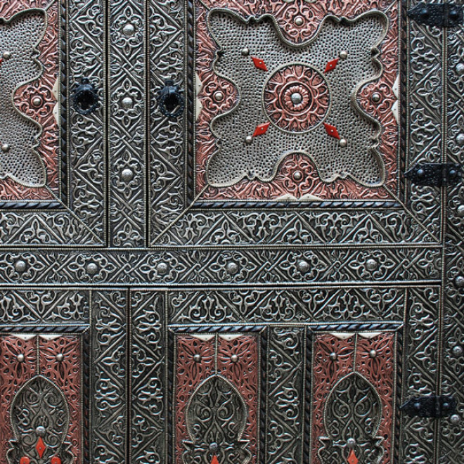 Messing - Schrank aus Marokko MAZAGAN