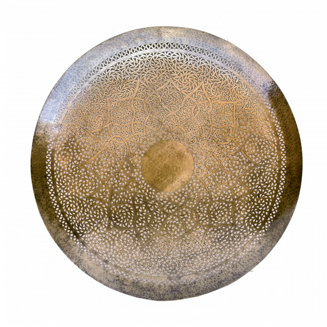 Marokkanische Messing-Wandleuchte DORA-ZWACK-L2 D60cm