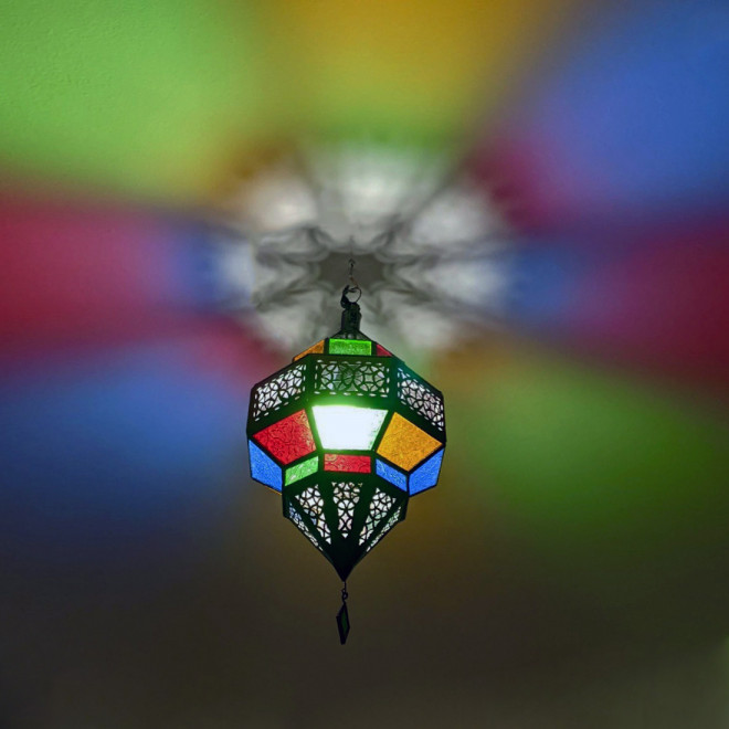 Marokkanische Hängeleuchte TOUPI Multi H40cm