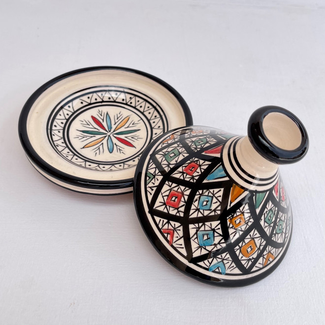 Marokkanische kleine Tajine bunt Ø11cm