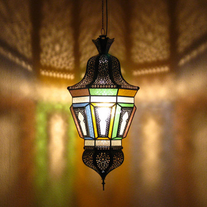 Orientalische Lampe "Chinoise" H110cm