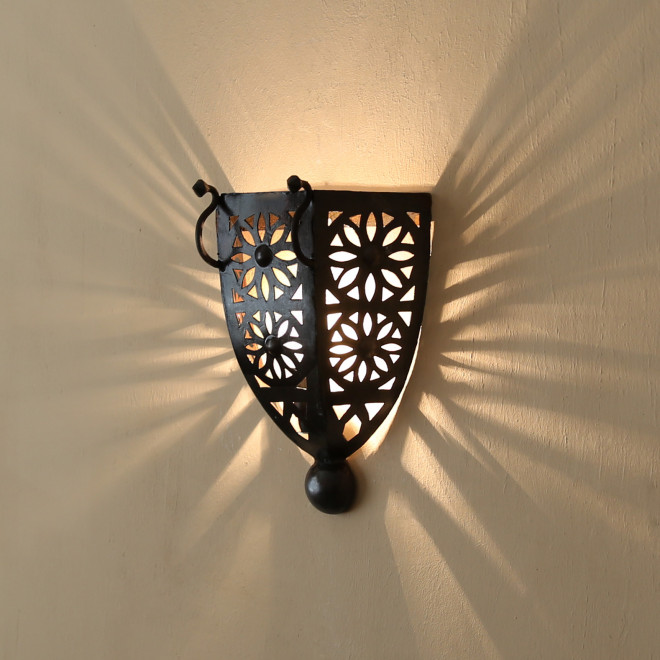 Marokkanische Metall-Wandleuchte BOHA-M