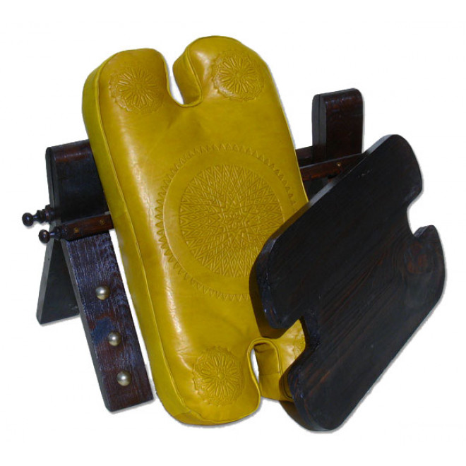 Lederhocker Rabati Gelb