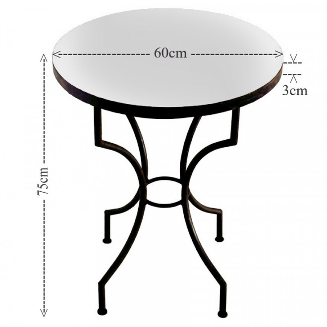 Marokkanischer Bistrotisch NAIMA