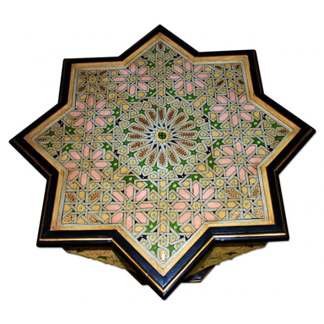 Orientalischer Stern-Tisch NEJMA D75cm