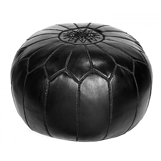 Orientalisches Sitzkissen RONDA D54cm schwarz