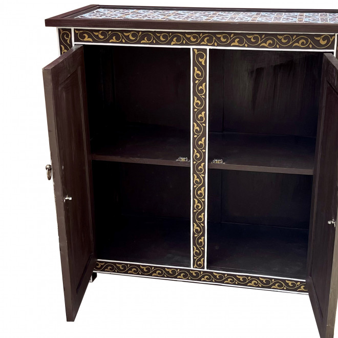 Orientalische Kommode handbemalt SANSIBAR