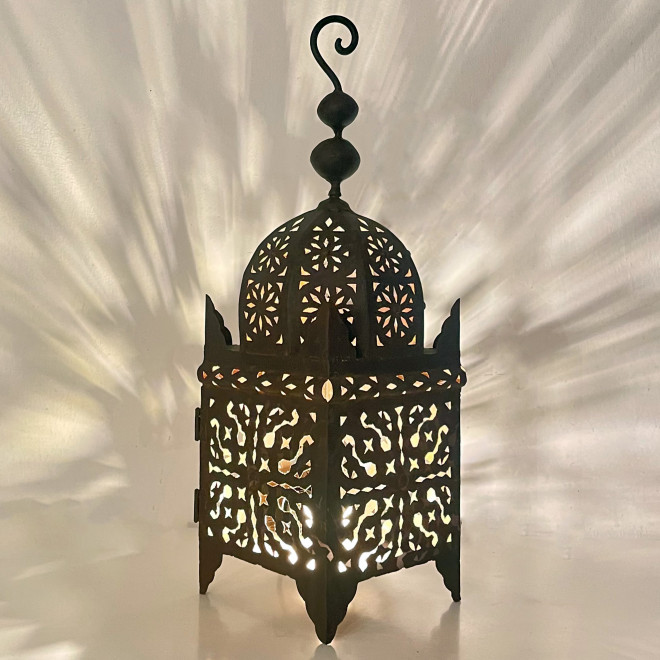 Marokkanisches Metall Windlicht JAMA H45cm