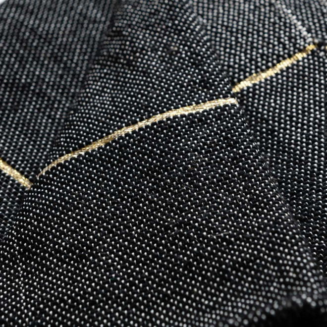 Marokkanische Pompon Decke dunkelgrau 300x200cm