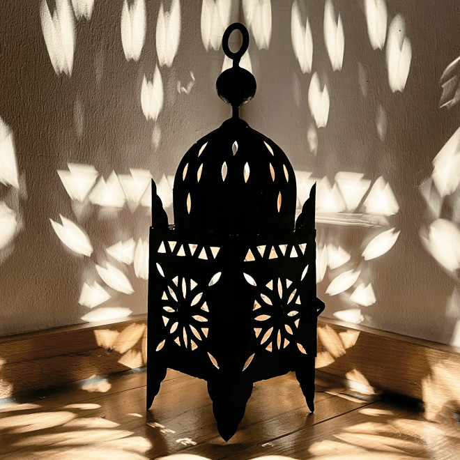 Marokkanisches Eisen Windlicht JAMA35