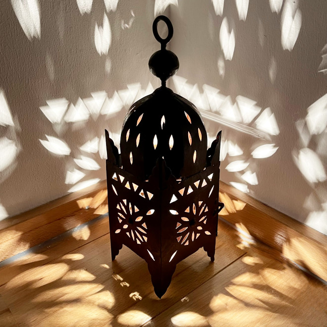Marokkanisches Eisen Windlicht JAMA35