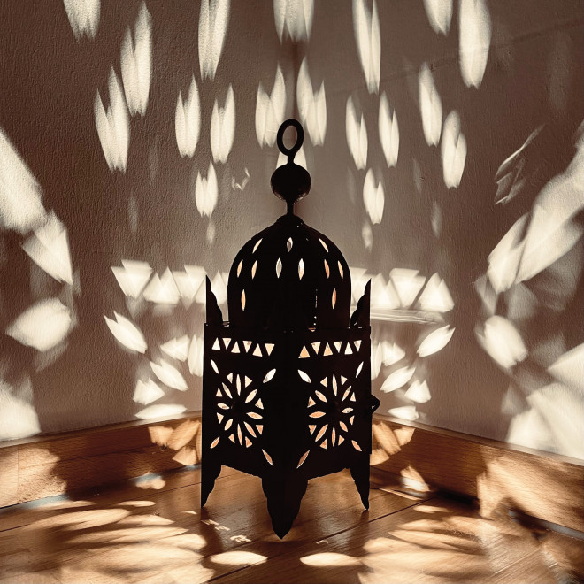 Marokkanisches Eisen Windlicht JAMA35