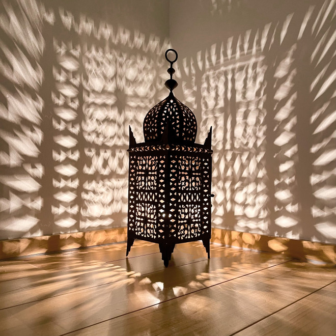 Marokkanische Eisenlaterne SAMA H65cm