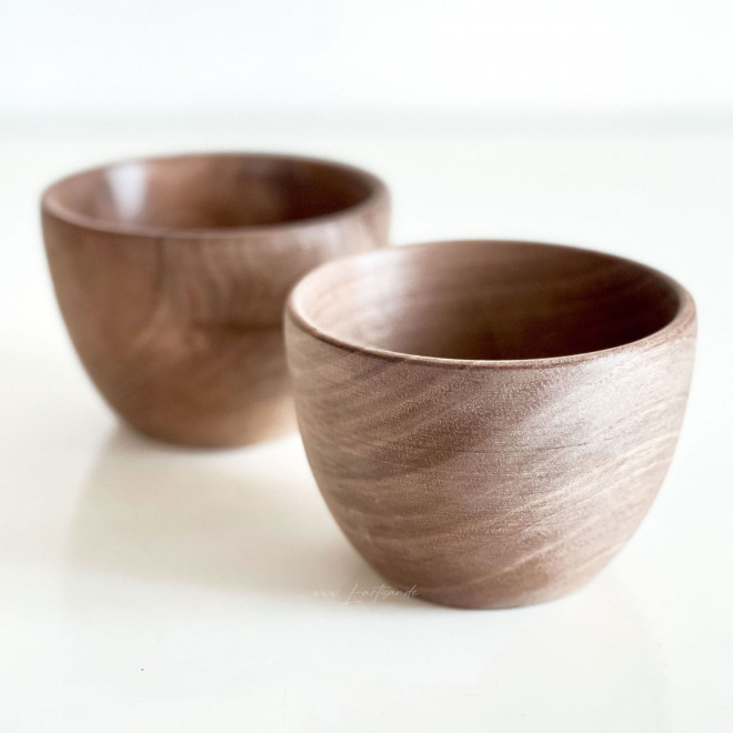 Becher aus Wahlnussholz BASIC-2