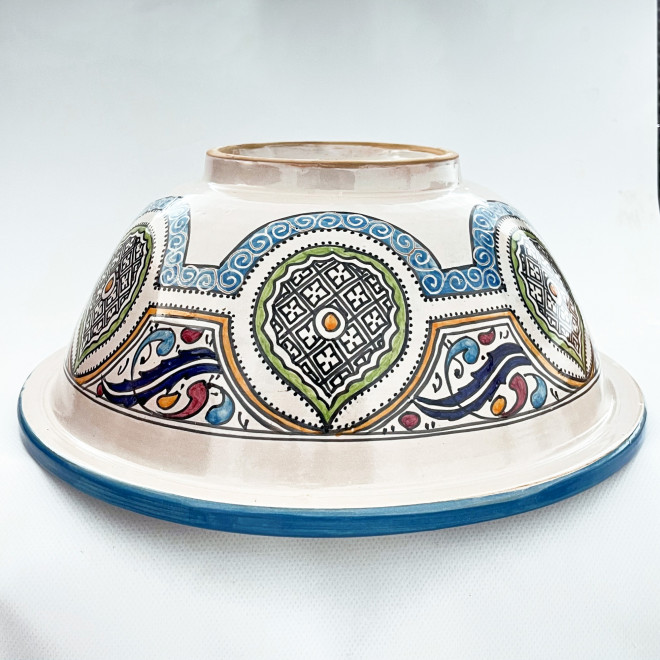 Orientalisches Waschbecken Rund MULTI-22 Ø40cm