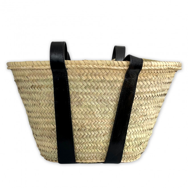 Palmblatt-Tasche mit Leder IBIZA-2S