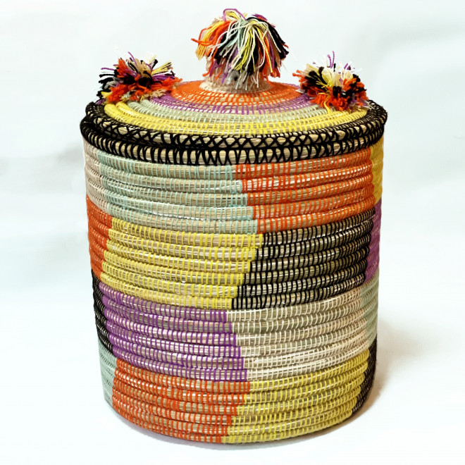 Handgefertigter Wäschekorb aus Marokko BELDI