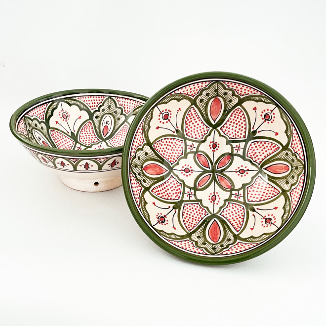 Marokkanische Keramikschale SAFI-3 Ø20 cm – handbemalt