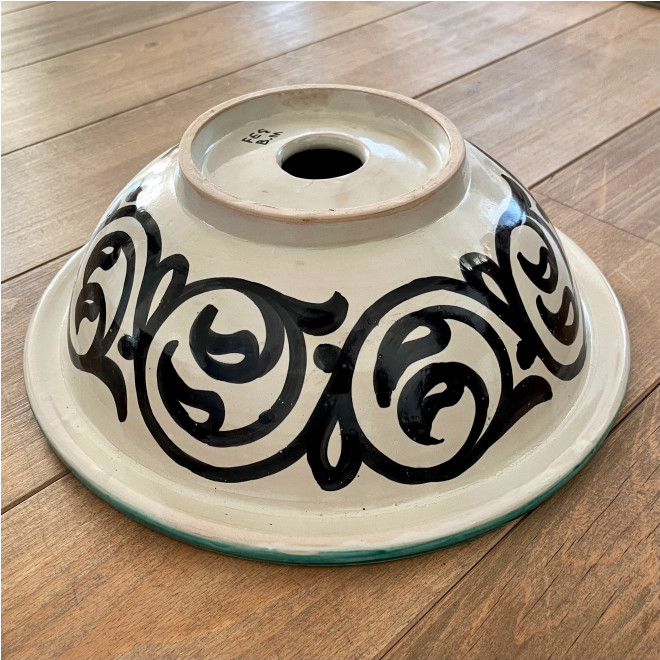 Handbemaltes Waschbecken Bunt Ø35 cm