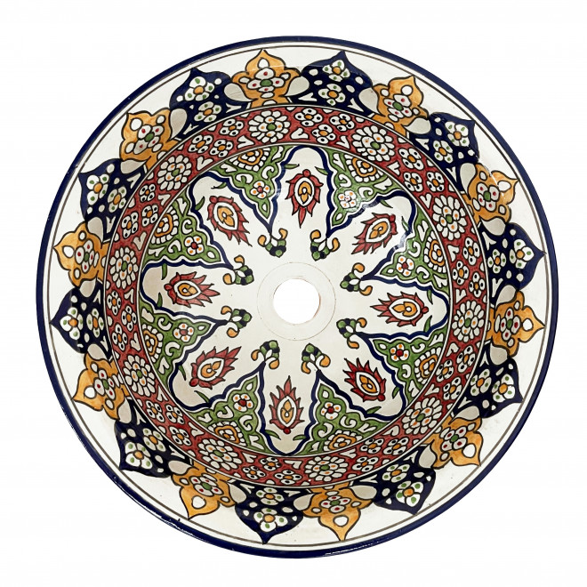 Marokkanische Waschschüssel BW-BLUME D40cm