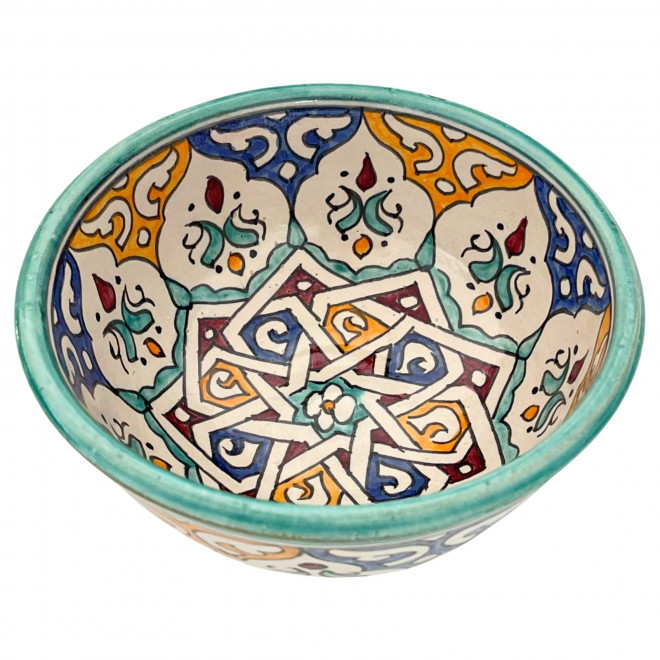 Keramik Schüssel aus Marokko FES-062 Ø17cm