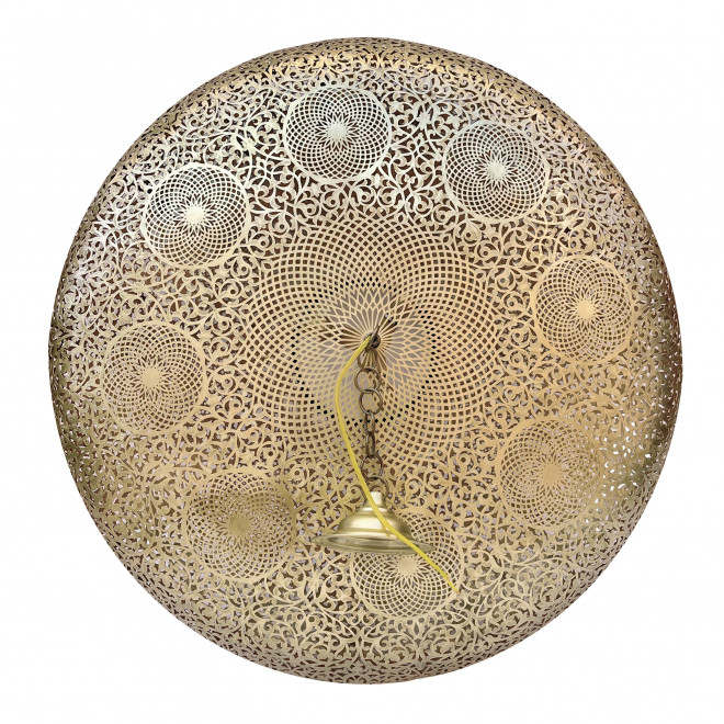 Marokkanische Hängelampe aus Messing WARDA Ø80cm