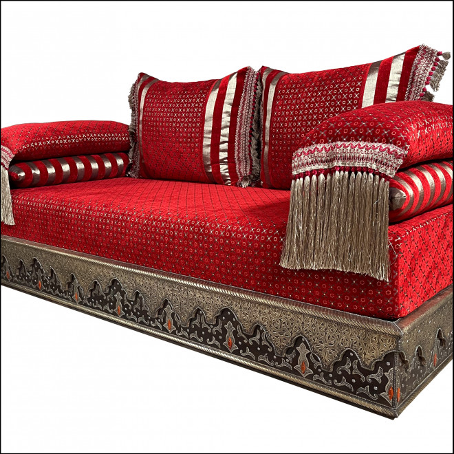 Marokkanisches Sofa aus Messing ELIA