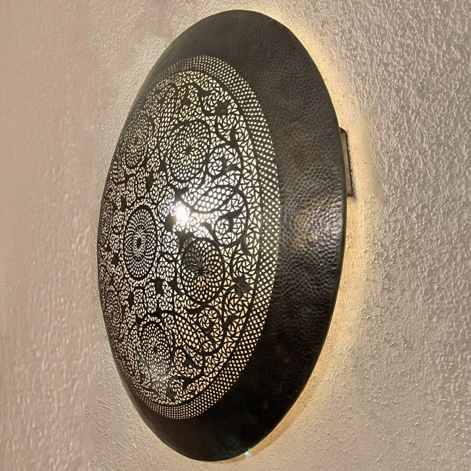 Orientalische Wandlmape aus Messing DORA-FES D80cm
