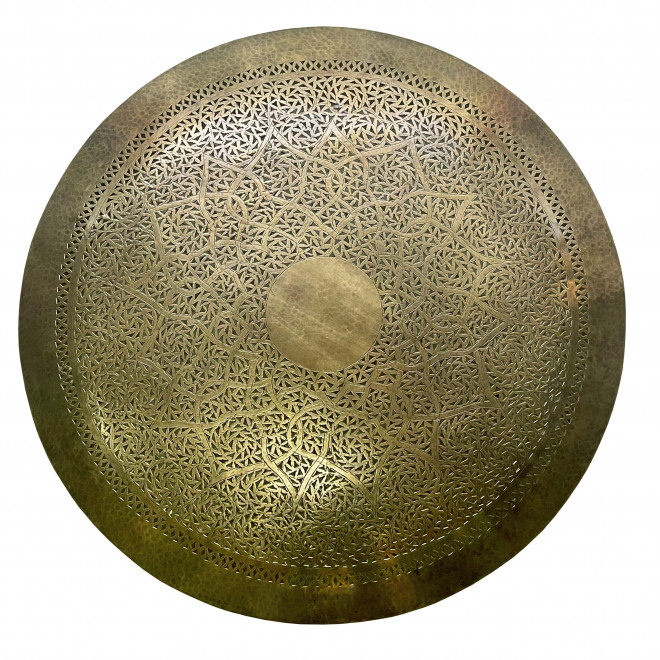 Marokkanische Wandlampe aus Messing DORA ZWAK XL D80cm