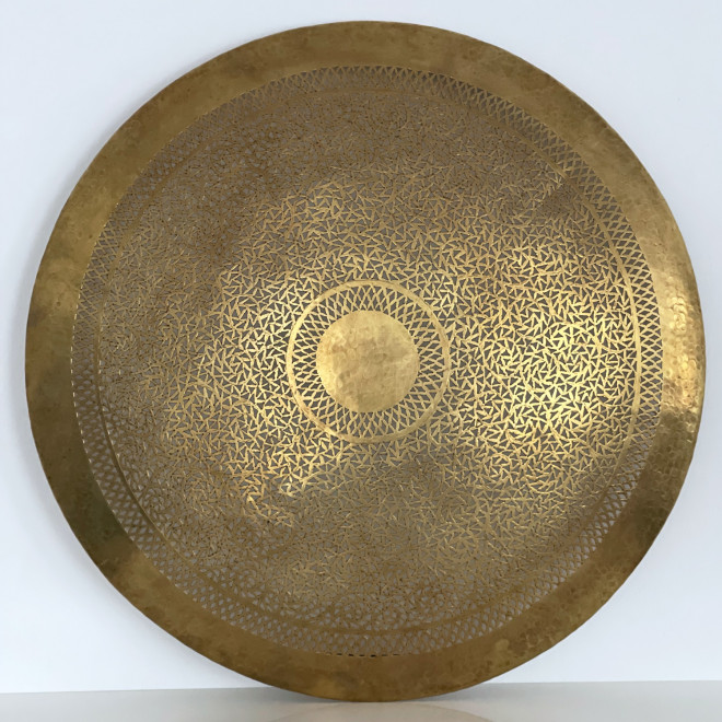 Marokkanische Wandlampe aus Messing DORA KARAKOR XL D80cm