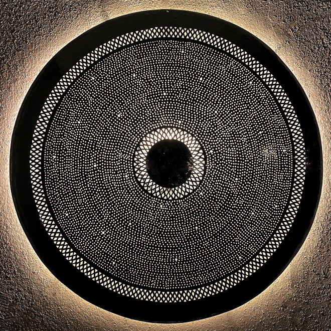 Marokkanische Wandleuchte DORA Schabka Ø80cm