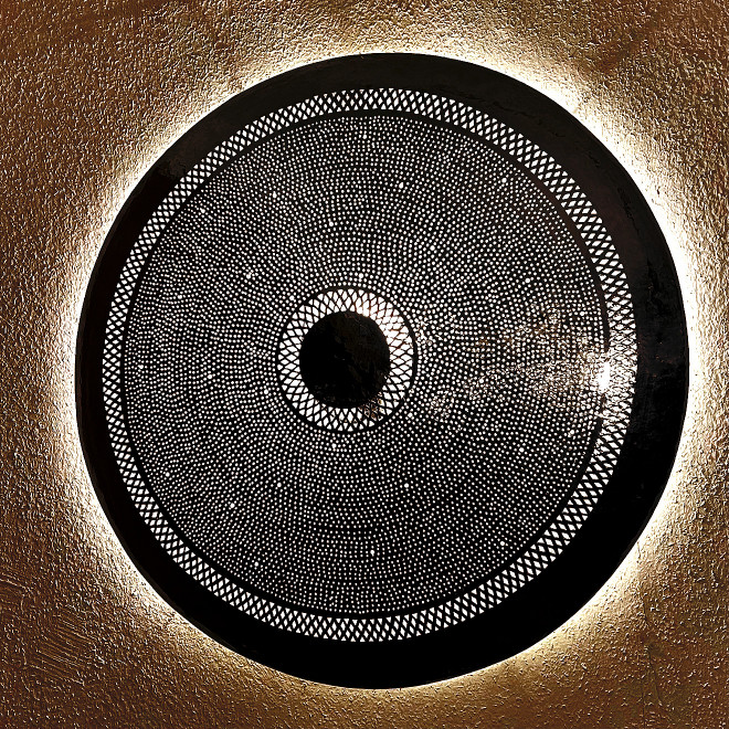 Marokkanische Wandleuchte DORA Schabka Ø80cm