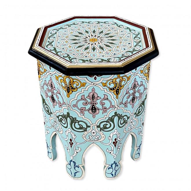 Orientalischer Handbemalter Holztisch Soulman