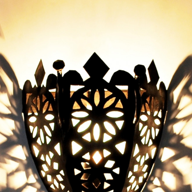 Marokkanische Wandlampe aus Eisen BOHA-MSCHANKAB